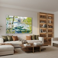Tablonhazır Yatay Cam Tablo Salon Duvar Tablosu Yatay Cam Koprumanzarasi4 Yeni Ev Hediyesi Ofis Tablosu