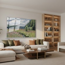 Tablonhazır Yatay Cam Tablo Salon Duvar Tablosu Yatay Cam Klasik Manzara 12 Yeni Ev Hediyesi Ofis Tablosu