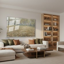 Tablonhazır Yatay Cam Tablo Salon Duvar Tablosu Yatay Cam Klasik Manzara 10 Yeni Ev Hediyesi Ofis Tablosu