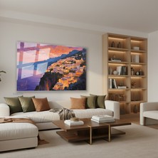 Tablonhazır Yatay Cam Tablo Salon Duvar Tablosu Yatay Cam Avrupasehirmanzarasi2 Yeni Ev Hediyesi Ofis Tablosu