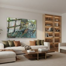 Tablonhazır Yatay Cam Tablo Salon Duvar Tablosu Yatay Cam Soyutkiyimanzarasi2 Yeni Ev Hediyesi Ofis Tablosu