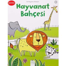 1001 Çiçek Kitaplar Ilk Boyama Kitabım - Hayvanat Bahçesi: Çıkartmalı + Küçük Kaşifler Için Ilk Resimli Sözlüğüm + 2 Kitap Set