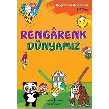 İş Bankası Kültür Yayınları Rengarenk Dünyamız: Boyama Kitaplarım 3-4 Yaş + Satrançta Kazandıran Oyun Felsefesi + 32 Kitap Set