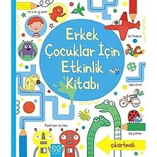 1001 Çiçek Kitaplar Erkek Çocuklar Için Etkinlik Kitabı + Hareketli Hayvanlar (Ciltli) + Senin Seçimin Boyama Kitabı + 4 Kitap Set