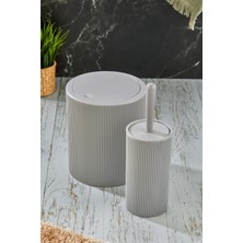 Özbience Şık ve Fonksiyonel Yuvarlak Banyo Seti, Temizlik Için Ideal