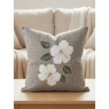 Cacao Home Ikili Kırlent Kılıfı Özel Nakışlı Işlemeli Dekoratif Kırlent Kılıfı 43X43 cm (2 Adet)