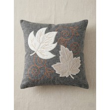 Cacao Home Ikili Kırlent Kılıfı Özel Nakışlı Işlemeli Dekoratif Kırlent Kılıfı 43X43 cm (2 Adet)