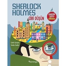 Domingo Yayınevi Sherlock Holmes Gibi Düşün + Peppa Pig ve Evie - Çok Boya! Çıkartmalı Dev Boyama Kitabı + 4 Kitap Set