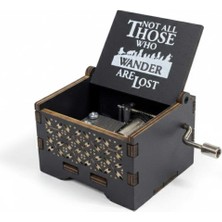 Özbience Ahşap Çevirmeli Müzik Kutusu, Yüzüklerin Efendisi Temalı, Sürpriz Hediye