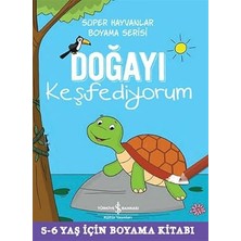 İş Bankası Kültür Yayınları Doğayı Keşfediyorum - Süper Hayvanlar Boyama Serisi + 3 Kitap Set