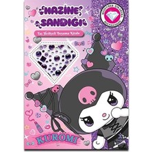 Doğan Çocuk Kuromi - Hazine Sandığı - Taç Hediyeli Boyama Kitabı - Mücevher Çıkartma Koleksiyonu + 5 Kitap Set