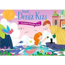 Masalperest Küçük Deniz Kızı (Ciltli): Hareketli Masallar Serisi + Hayvanlar - Nokta Birleştirme + 3 Kitap Set