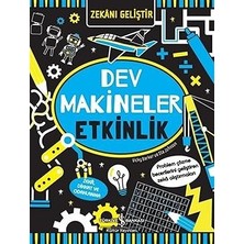 İş Bankası Kültür Yayınları Zekanı Geliştir - Dev Makineler Etkinlik + Köpek Adam Çıkartma Kitabı + 3 Kitap Set