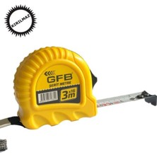 Çelik Şerit Metre 3 mt 16 Mm, Dayanıklı ve Hassas Ölçüm Aracı