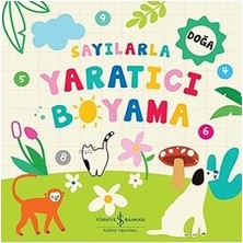 İş Bankası Kültür Yayınları Sayılarla Yaratıcı Boyama - Doğa + Black Beauty - Siyah Inci + Çıkartmalı Dünya Atlası: 140 Çıkartma + 2 Kitap Set