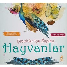 Ren Kitap Çocuklar Için Boyama: Hayvanlar: El Becerini Geliştir - Ders Stresinden Arın + 2 Kitap Set