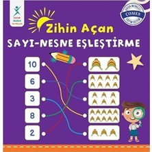 Çocuk Gelişimi Yayınları Zihin Açan Sayı-Nesne Eşleştirme + Saati Öğrenelim + Deniz Altı - Boyama Kitabım + 6 Kitap Set