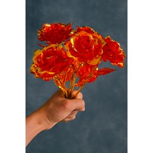 Özbience Rengarenk Hologramlı Sonsuzluk Gülü Sevgiliye Hediye 24 cm 1 Adet