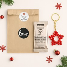 Özbience Mini Yılbaşı Hediye Seti Türk Kahvesi ve Yıldız Anahtarlık Pack