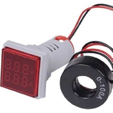 Dijital Ampermetre AD22-22VAM 0-100A, Hassas Ölçüm Cihazı