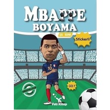Yeti Kitap Mbappe Boyama Kitabı + Köpek Adam Çıkartma Kitabı + Rengarenk Dünyamız: Boyama Kitaplarım 3-4 Yaş + 5 Kitap Set