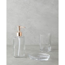 Özbience Şeffaf Banyo Seti 3'lü, Zarif ve Modern Tasarım, Pratik Kullanım