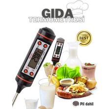Sıcaklık Ölçer Termometre, Gıda ve Sıvı Isı Ölçüm Aracı