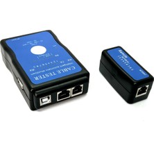 USB RJ45 RJ11 Lan Cat5 Cat6 Kablo Test Cihazı, Ağ Ölçüm ve Kontrol Aracı