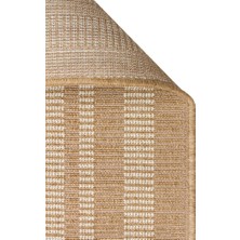 Akbel Halı Balı Jute BLJ 03 Jute Beyaz - Doğal Jüt Dokulu Modern Hav Yapmayan Halı Yumuşak Tuşeli Sisal Halı