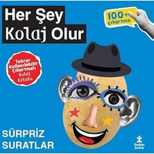 Doğan Çocuk Her Şey Kolaj Olur: Sürpriz Suratlar + Şekillerin Oyunu + 6 Kitap Set