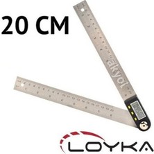 Dijital Açı Ölçer, 20 Cm, Hassas ve Kolay Kullanım