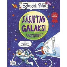 Şaşırtan Galaksi + Çıkartmalı Dünya Atlası: 140 Çıkartma + 5 Kitap Set