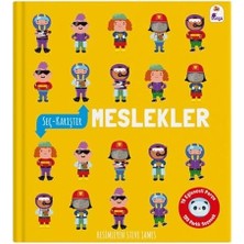 İndigo Kitap Seç Karıştır - Meslekler (Ciltli) + Doğayı Keşfediyorum - Süper Hayvanlar Boyama Serisi + 8 Kitap Set