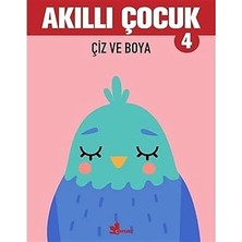 Çınar Yayınları Çiz ve Boya - Akıllı Çocuk 4 + 28 Kitap Set