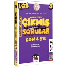 Yargı Yayınevi 8. Sınıf Lgs 2018-2025 Konu Konu Son 8 Yıl Çıkmış Sorular Sayısal Bölüm
