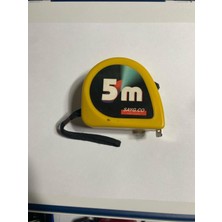Yüksek Hassasiyetli 5X25MM Sarı Renkli Şerit Metre, Dayanıklı ve Pratik