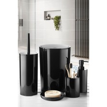 Özbience Modern 5'li Banyo Seti, Siyah Renkli Ferah ve Şık Tasarım