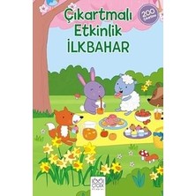 1001 Çiçek Kitaplar Çıkartmalı Etkinlik - Ilkbahar + Ilk Çizim Eğitimi - Çizim Öğreniyorum: Uygulama Alıştırma Kitabı + 34 Kitap Set