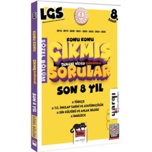Yargı Yayınevi 8. Sınıf Lgs 2018-2025 Konu Konu Son 8 Yıl Çıkmış Sorular Sözel Bölüm