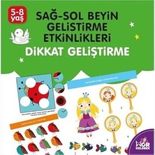 Mor Kelebek Sağ-Sol Beyin Geliştirme Etkinlikleri: Dikkat Geliştirme + Hareketli Hayvanlar (Ciltli) + 26 Kitap Set