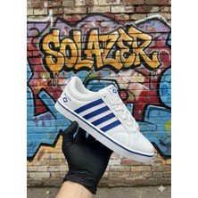 Solazer Erkek Beyaz Ortopedik Kaymaz Taban Günlük Sneaker 058