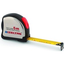 Prizmatik Krom Şerit Metre 5 Metre, Hassas Ölçüm Aleti