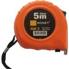 Yüksek Hassasiyetli 5 Metre Şerit Metre, 19 mm Ölçüm Aralıklı