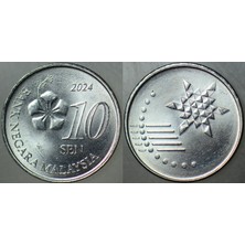 Banknoting Malezya 10 Sen 2024 Çil.