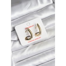 Stillove 14K Gold Renk Kaplama cm Kadın Küpe