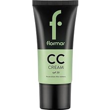 Tuncel Store Anti-Redness Kızarık Görünüm &amp; Kırmızı Iz Önlemeye Yardımcı SPF20 cc Krem CC02 Anti-Red