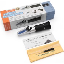 Süt Numuneleri Için Hassas Refraktometre 0-20% Ölçüm Cihazı