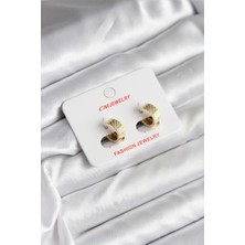 Stillove 14K Gold Renk Kaplama cm Kadın Küpe