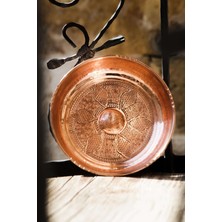 Özbience El Işçiliği Kırmızı Bakır Hamam Tası, Şık ve Dayanıklı Tasarım