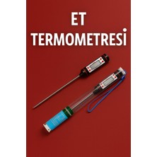 Sıcaklık Ölçer Termometre, Gıda ve Sıvı Isı Ölçüm Cihazı